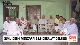 VIDEO: Suhu Delhi India Mencapai 52,9 Derajat Celcius