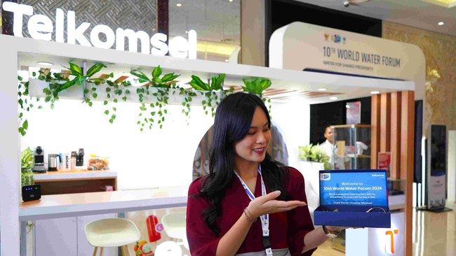 Telkomsel sukses hadirkan pengalaman layanan konektivitas digital pada World Water Forum 2024 dengan mencatatkan pertumbuhan trafik layanan data lebih dari 43%.