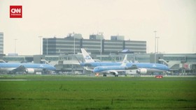 VIDEO: Penumpang Tewas Tersedot Mesin Pesawat di Bandara Amsterdam