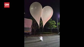 VIDEO: Korut Kirim Ratusan Balon Isi Sampah dan Tinja ke Korsel