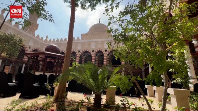 Masjid Bersejarah Mesir Al-Maridani Rampung Direnovasi