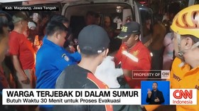VIDEO: Warga Terjebak di Dalam Sumur