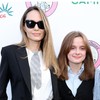 LOS ANGELES, CALIFORNIA - MAY 30: (L-R) Angelina Jolie, and Vivienne Jolie-Pitt attend the opening night performance of "Reefer Madness: The Musical" at The Whitley on May 30, 2024 in Los Angeles, California.   Monica Schipper/Getty Images/AFP (Photo