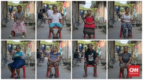 FOTO: Hunian Sementara Warga Eks Kampung Bayam