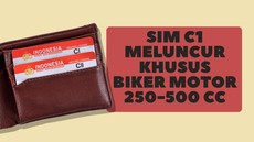 INFOGRAFIS: SIM C1 Meluncur Khusus Biker Motor 250-500 Cc