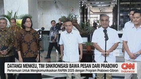 VIDEO: Datangi Menkeu, Tim Sinkronisasi Bawa Pesan Dari Prabowo