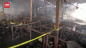 VIDEO: Tentara Israel Tembaki Pasar di Ramallah. Puluhan Kios Terbakar
