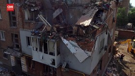 VIDEO: Roket Rusia Hantam Kharkiv, 3 Warga Ukraina Tewas