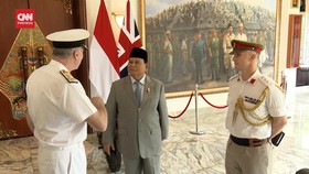 VIDEO:Kepala Staf Pertahanan Inggris Temui Prabowo, Bahas Kapal Perang