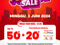 Yuk Serbu Transmart Full Day Sale! Hari Ini Diskon Melimpah 50% + 20%