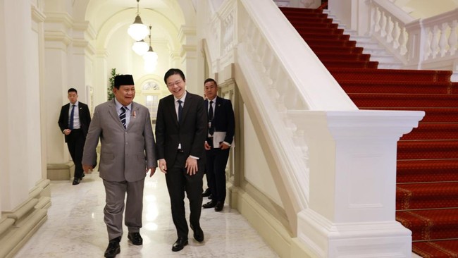 Mehan nan juga Presiden terpilih Prabowo Subianto menyampaikan komitmen Indonesia untuk mempererat hubungan bilateral dengan Singapura.