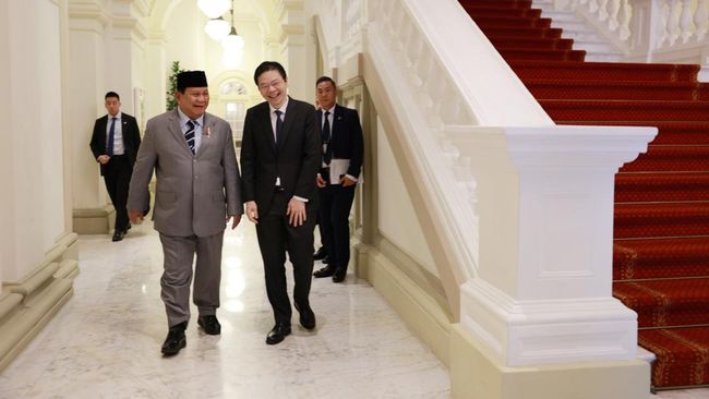 Prabowo Bertemu PM Singapura yang Baru, Bahas Apa Saja?