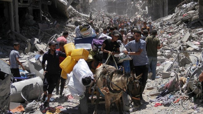 Israel melancarkan serangan ddara ke wilayah utara Jalur Gaza Palestina, termasuk sebuah rumah susun 5 lantai di Beit Lahiya hingga menewaskan 109 orang.