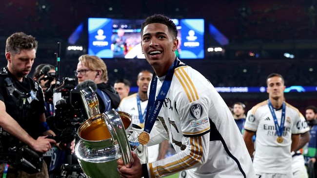 Emosi Bellingham Bercampur Aduk Saat Real Madrid Merebut Mahkota Liga Champions