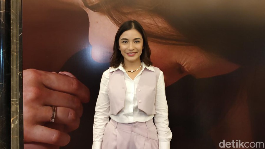 Chelsea Olivia saat ditemui di kawasan Jakarta.