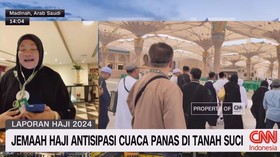 VIDEO: Jemaah Haji Antisipasi Cuaca Panas di Tanah Suci.