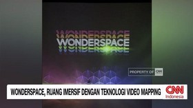 VIDEO: Wonderspace, Ruang Imersif Dengan Teknologi Video Mapping