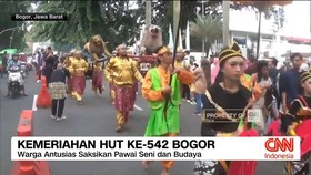 VIDEO: Kemeriahan HUT Ke-542 Bogor