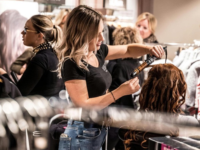 Ilustrasi hair salon