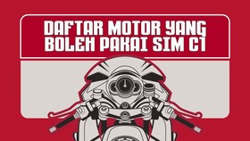 INFOGRAFIS: Daftar Motor yang Pakai SIM C1