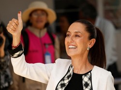 Raih 58% Suara, Ini Calon Presiden Perempuan Pertama Meksiko