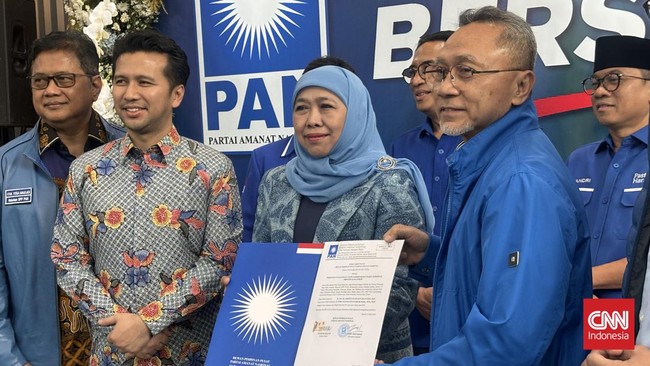 DPP PAN resmi mendukung Khofifah Indar Parawansa-Emil Dardak sebagai calon kepala wilayah Jawa Timur di Pilkada 2024.