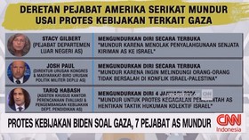 VIDEO: Protes Kebijakan Biden soal Gaza, 7 Pejabat AS Mundur