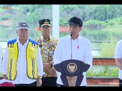 Jokowi Resmikan Bendungan Sepaku Semoi, Sumber Air Minum IKN