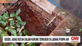 VIDEO: Geger, Jasad Bocah Dalam Karung Terkubur di Lubang Pompa Air