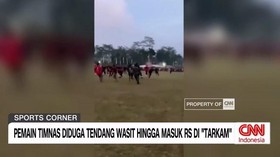 VIDEO: Pemain Timnas Diduga Tendang Wasit Hingga Masuk RS di 