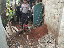 30 Menit Anjing K-9 Sisir Rumah Pembunuh Bocah di Bekasi, Apa Hasilnya?