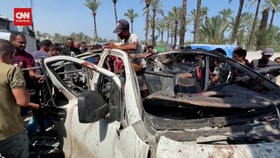 VIDEO: Warga Gaza Tewas usai Israel Hantam Mobil Petugas Keamanan