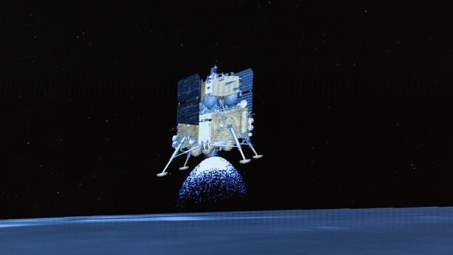 Wwahana antariksa Chang'e 6 berhasil mendarat di sisi jauh Bulan. Simak fakta-fakta pendaratannya.