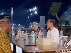 Jokowi Sempat Makan Malam dengan Tokoh Adat di IKN, Ini yang Dibahas