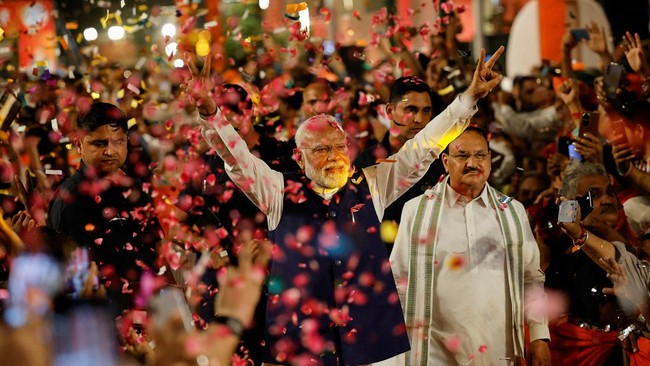 Menyusul Kemenangannya dalam Pemilu India, Prabowo Subianto Ucapkan Selamat kepada Perdana Menteri Narendra Modi