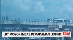 VIDEO: LRT Mogok Imbas Pemadaman Listrik