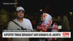 VIDEO: Suporter Timnas Berangkat Dari Surabaya Ke Jakarta