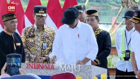 VIDEO: Resmikan Bendungan Sepaku Semoi, Jokowi: Sumber Air Minum IKN