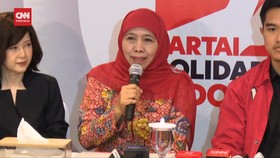 VIDEO:Didukung PSI di Pilgub Jatim, Khofifah: Terima Kasih Mas Kaesang