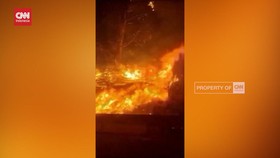 VIDEO: Serangan Roket Hizbullah Sebabkan Kebakaran Lahan di Israel