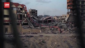 VIDEO: 137 Ribu Bangunan di Gaza Hancur Akibat Bombardir Israel