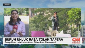 VIDEO: Buruh Unjuk Rasa Tolak Tapera
