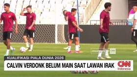 VIDEO: Calvin Verdonk Belum Main Saat Lawan Irak