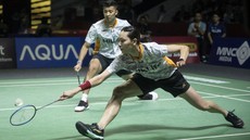 FOTO: Dejan/Gloria Menang Meyakinkan di Indonesia Open 2024