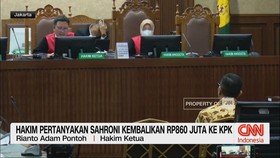 VIDEO: Hakim Pertanyakan Sahroni Kembalikan 600 Juta ke KPK