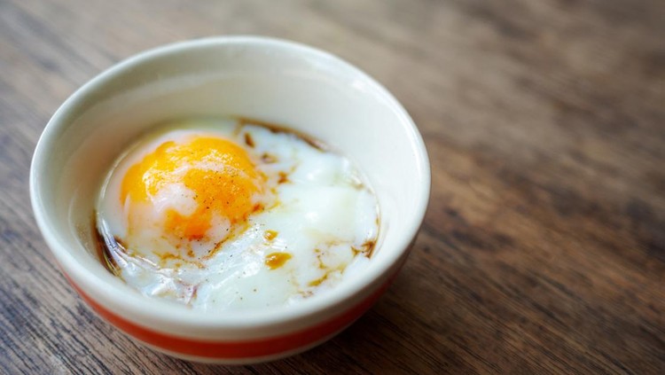 Ilustrasi onsen egg