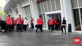 Jokowi Nonton Langsung Timnas Indonesia Vs Irak di GBK
