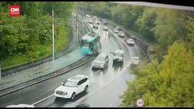 VIDEO: Kecelakaan Trem di Rusia, 1 Tewas dan 100 Orang Luka