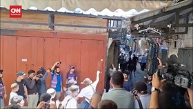 VIDEO: Kerusuhan Pawai Bendera di Yerusalem Serang Warga Palestina
