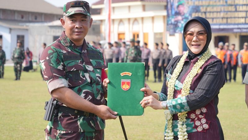 Program TNI Manunggal Membangun Desa (TMMD) Sengkuyung tahap II tahun 2024 di Desa Karangdukuh, Kecamatan Jogonalan, Kabupaten Klaten